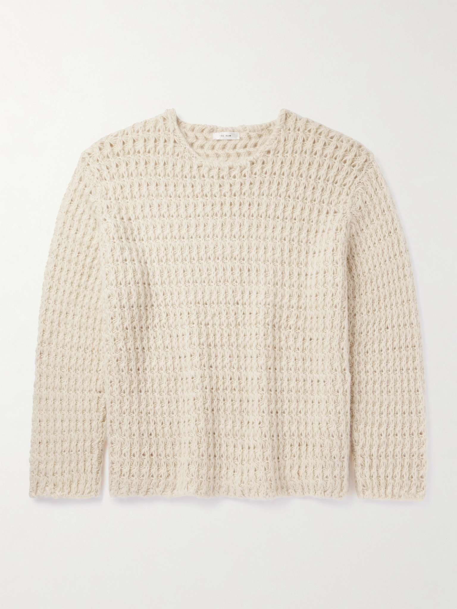 Olen Open-Knit Cashmere Sweater - 1