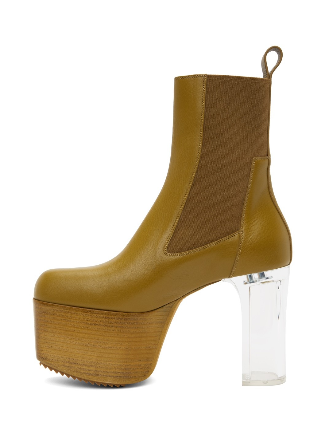 Green Platform Chelsea Boots - 3