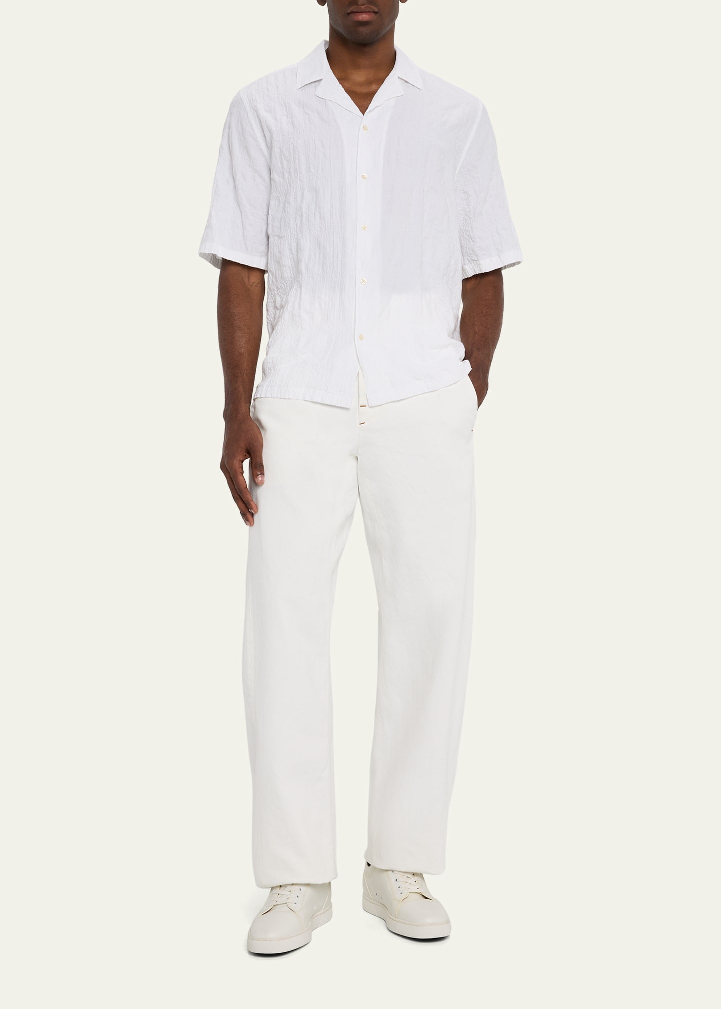Men's Eren Seersucker Camp Shirt - 2