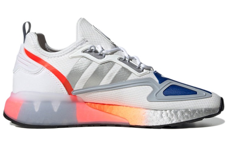 adidas ZX 2K Boost 'White Metallic Silver' FY5725 - 2