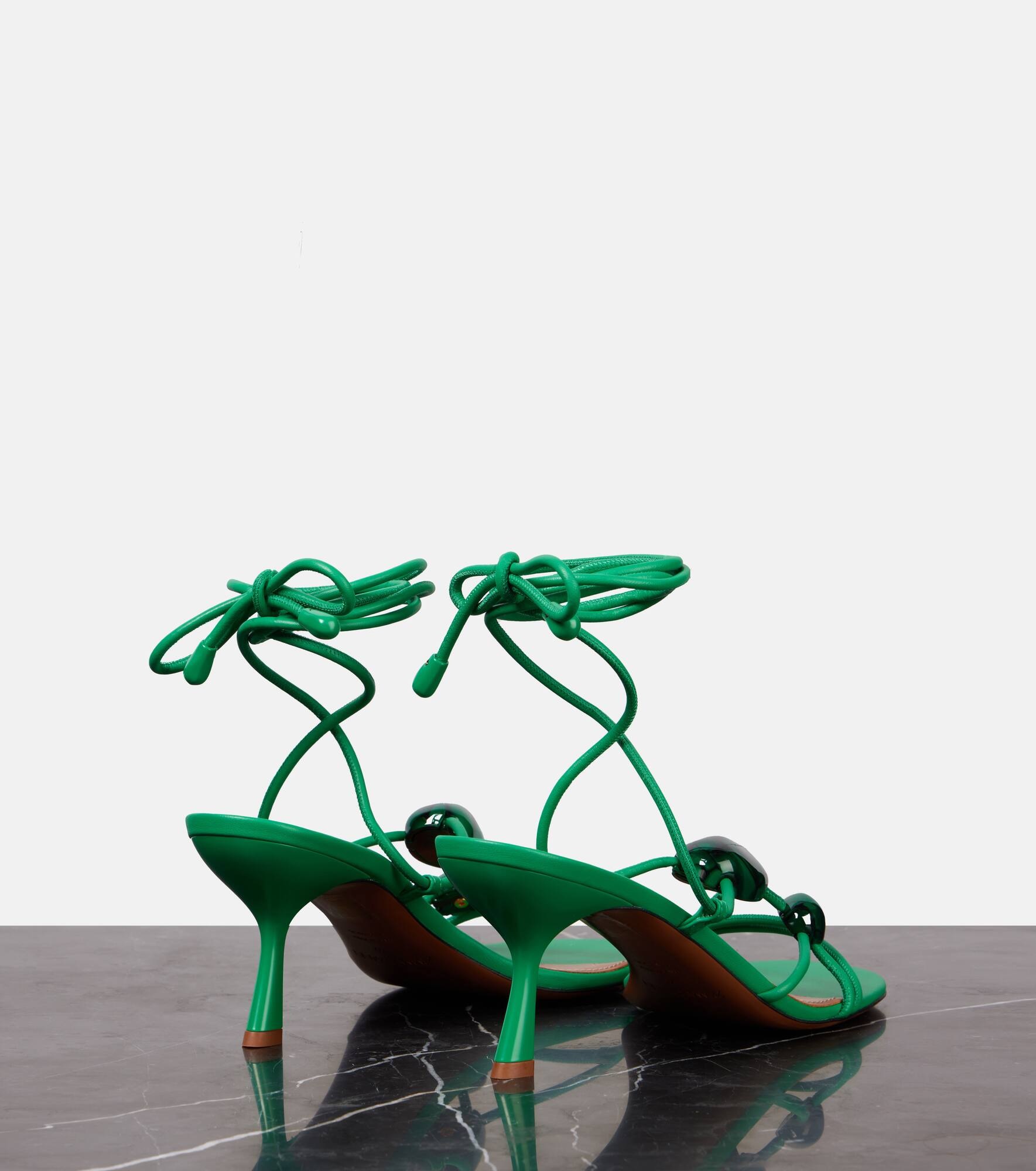 Gleam 65 embellished leather sandals - 2