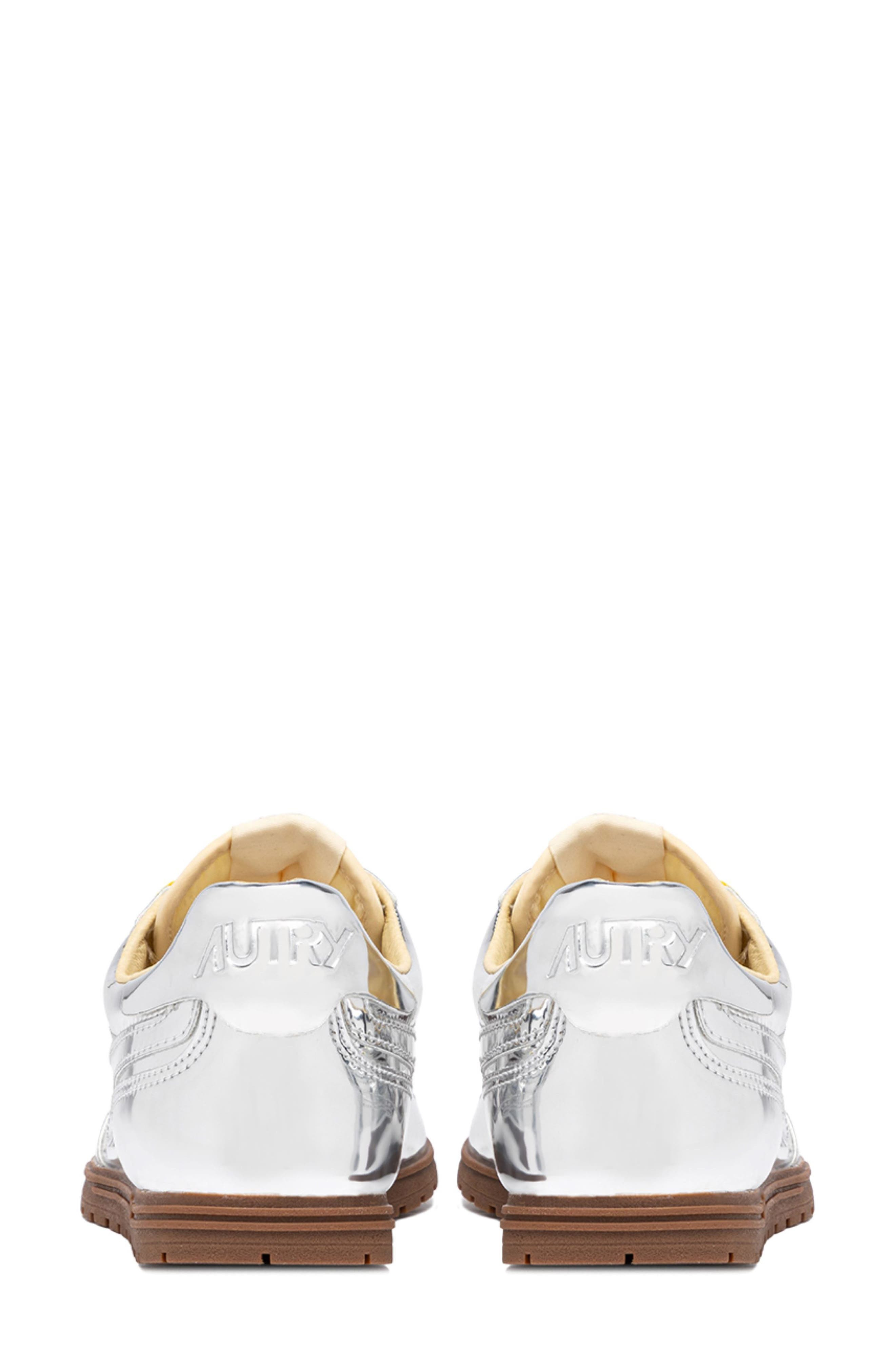 AUTRY Windspin Low Sneaker in Silver at Nordstrom - 2