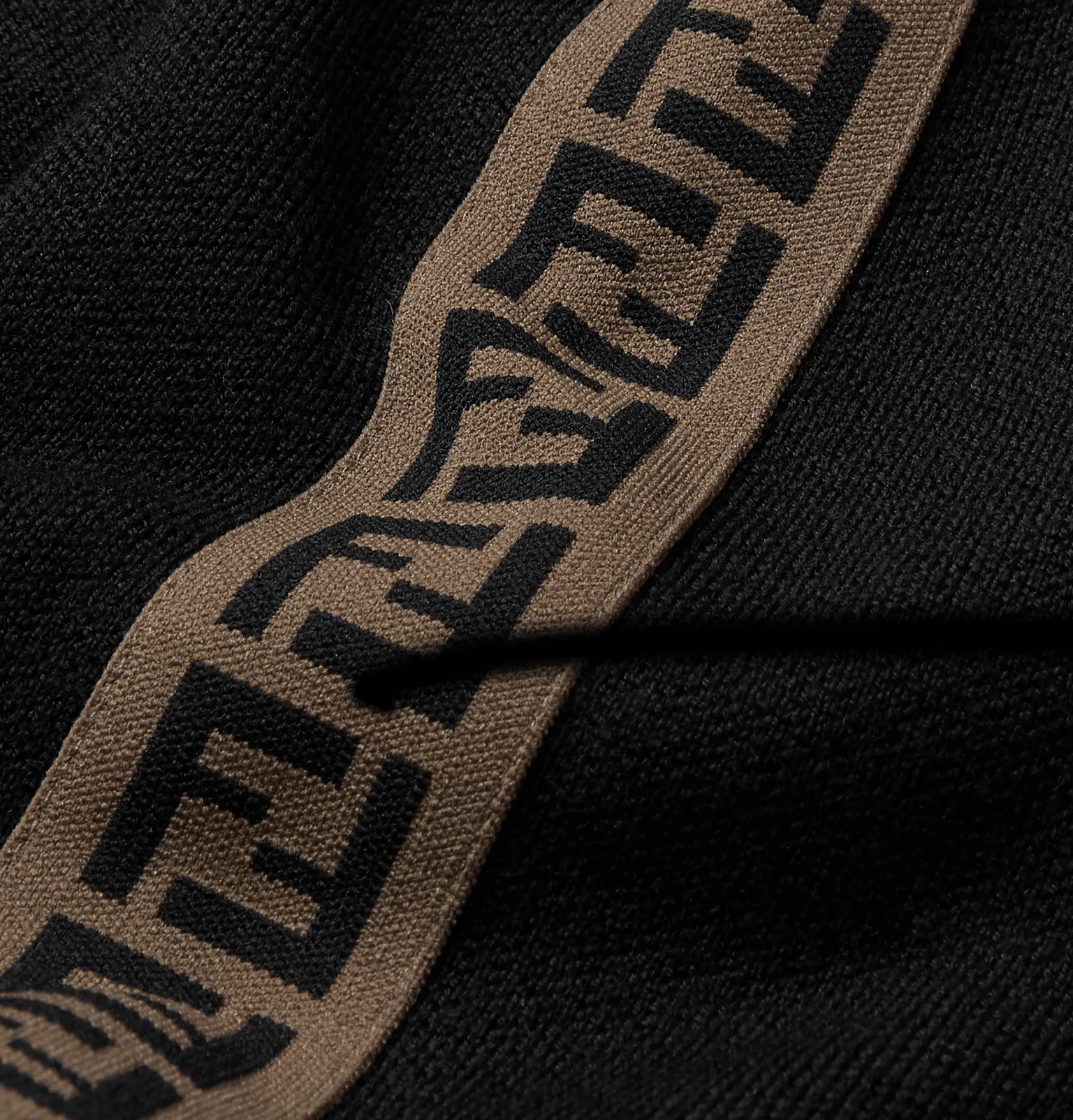 Logo-Intarsia Knitted Track Jacket - 3