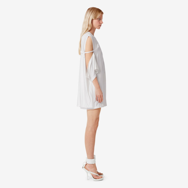 Lace Panel Jersey Reconstructed T-shirt Dress 3