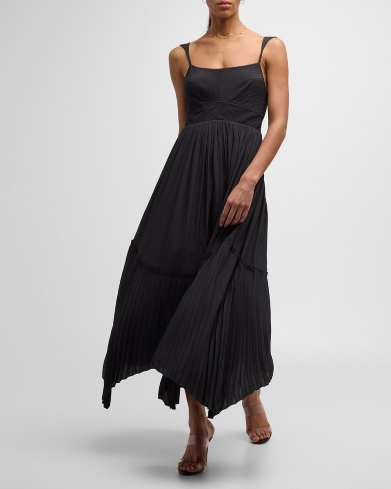 August Pleated Handkerchief Dress 8