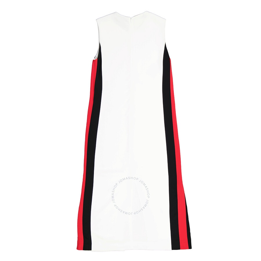 Burberry Ladies White Roundneck Sleevless Dress - 7