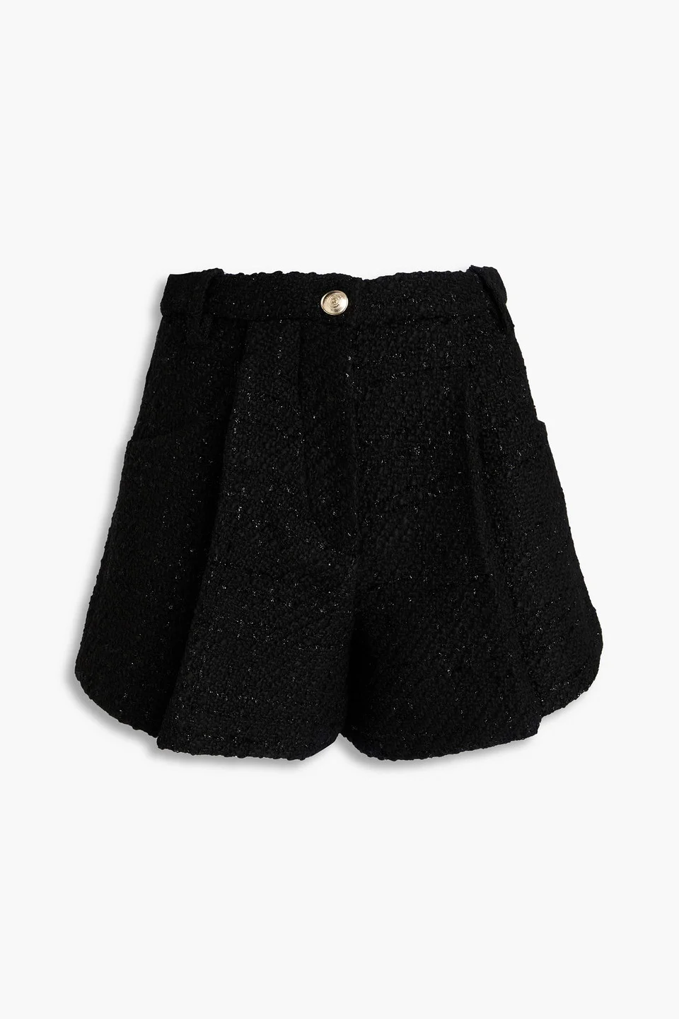 Metallic tweed shorts - 1