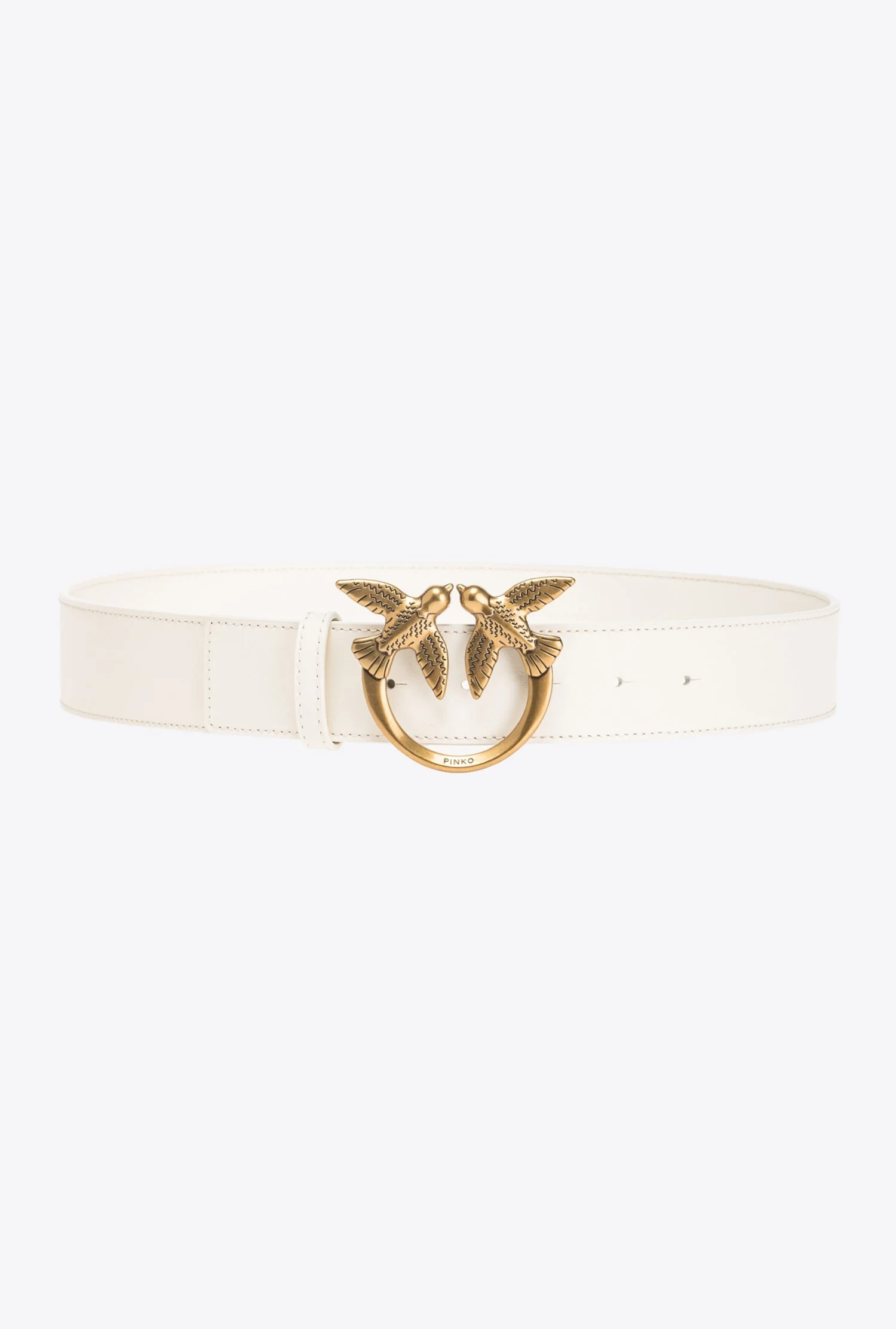 LOVE BIRDS HIGH LEATHER BELT 4CM - 1