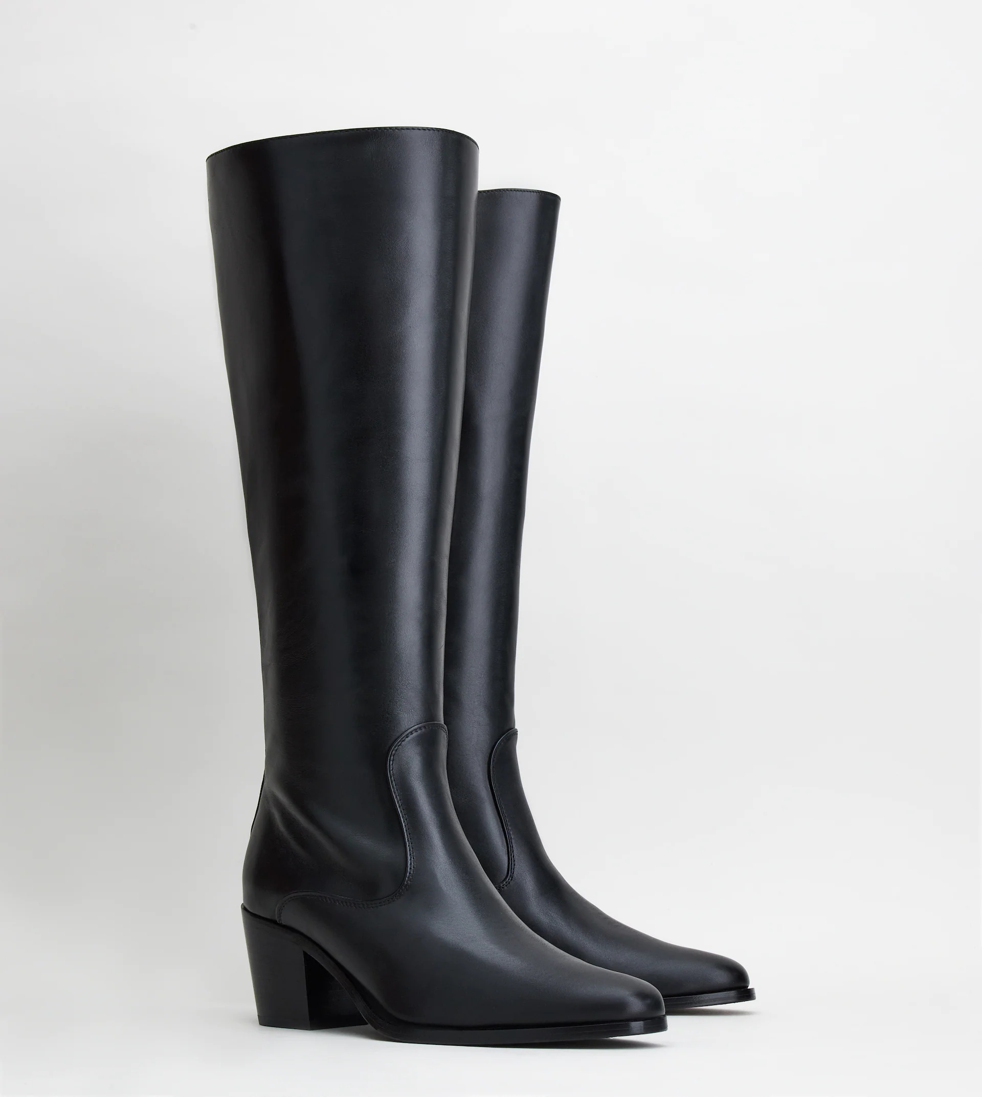 LEATHER BOOTS - BLACK - 2