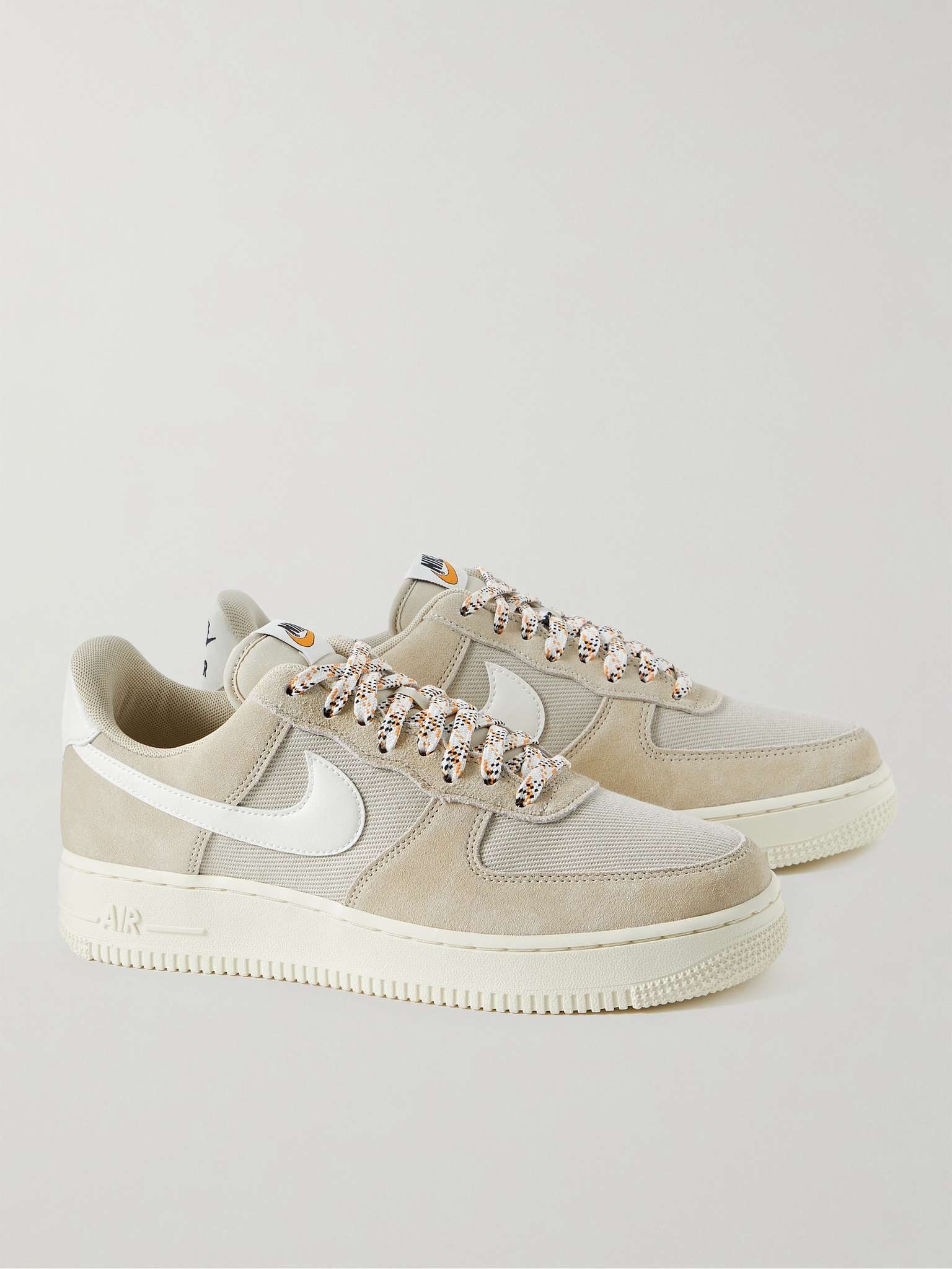 Nike Air Force 1 07 LV8 Suede and Canvas Sneakers REVERSIBLE