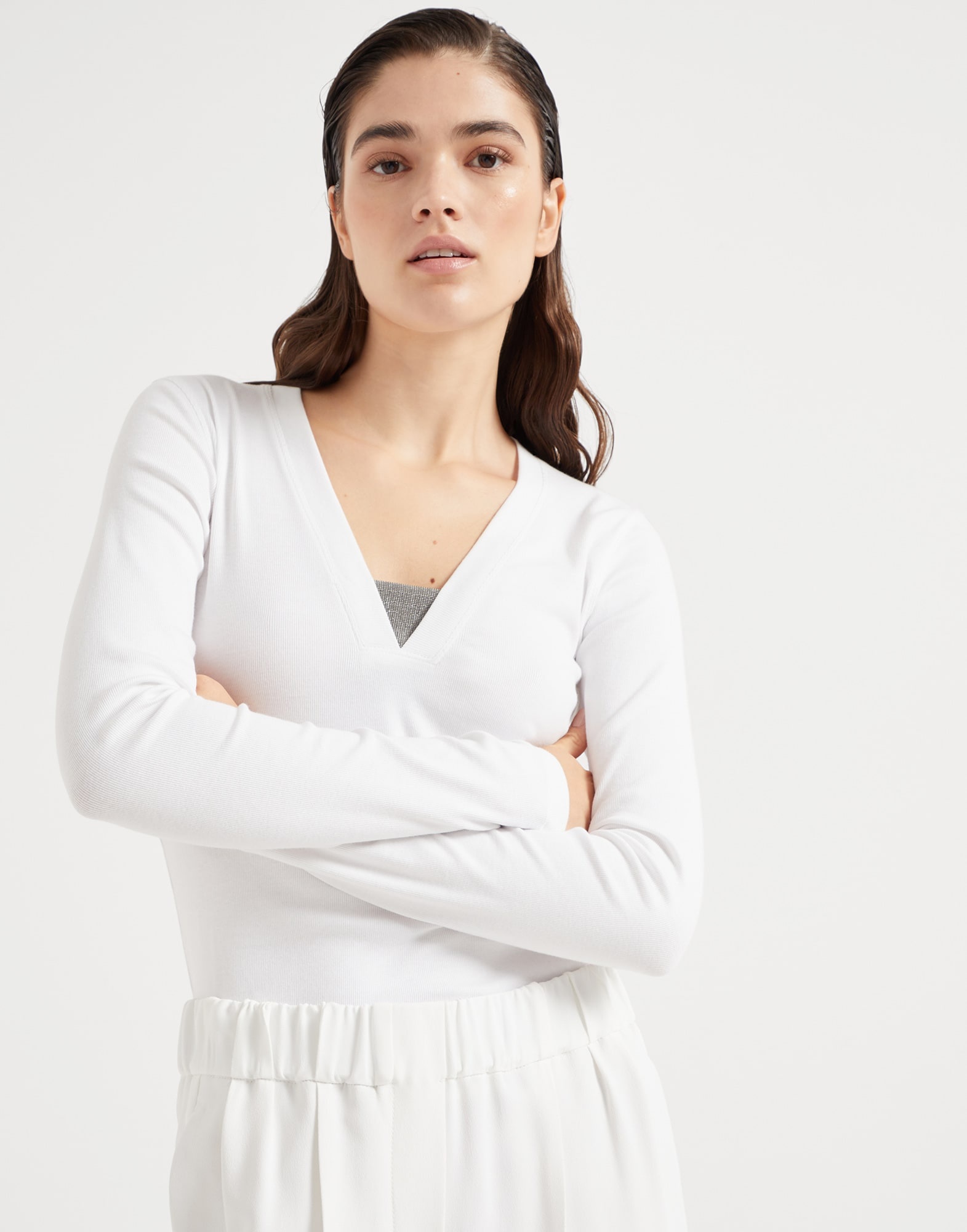 Silk and acetate crêpe cady tailored jogger trousers - 3