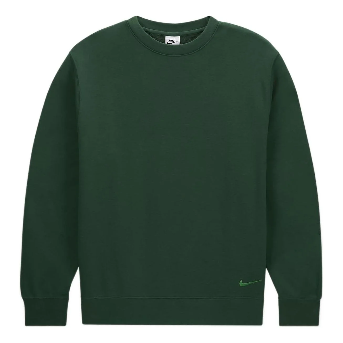 Nike embroidered side logo sweatshirt 'Green' FB7223-341 - 1