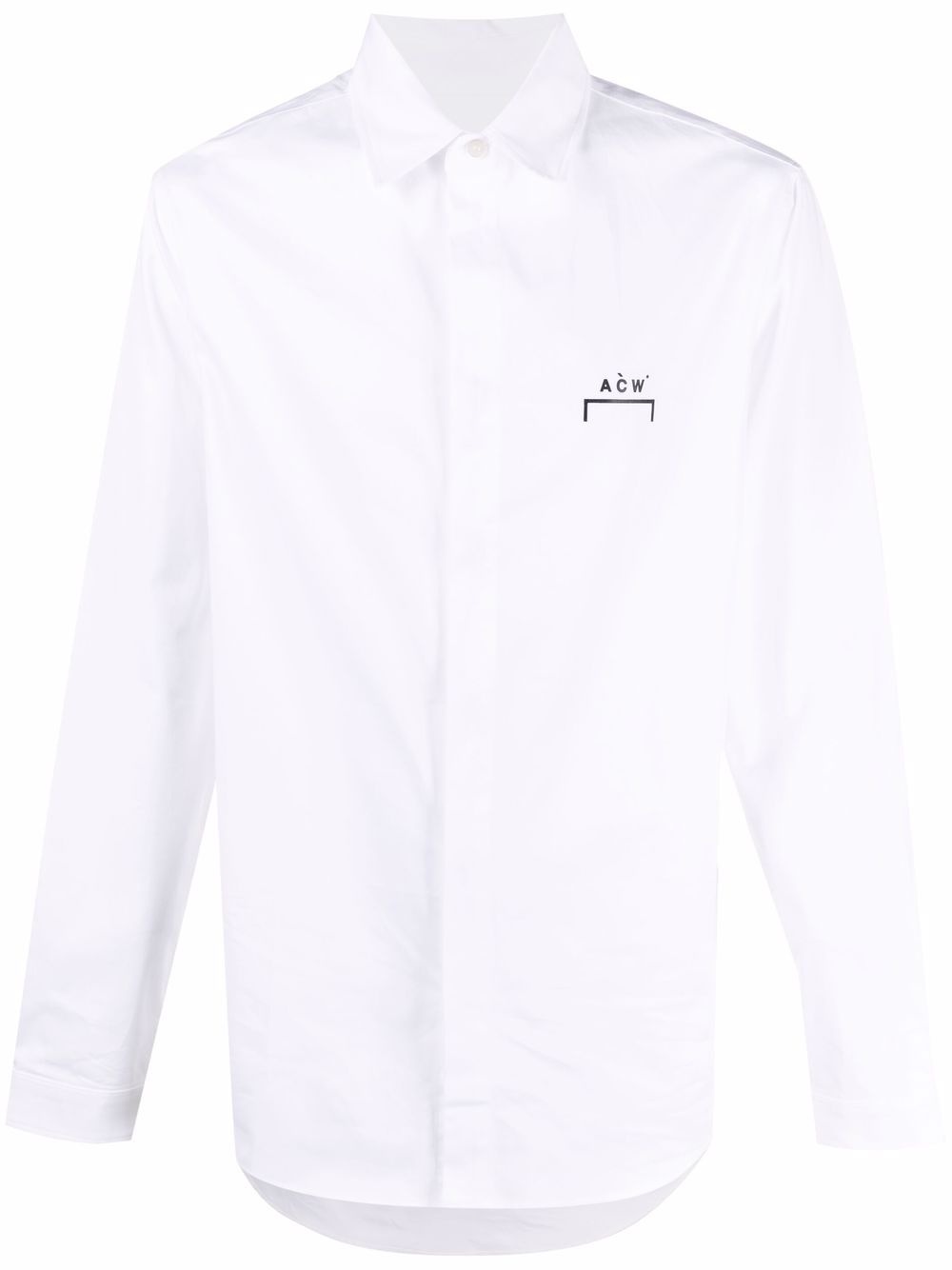 logo chest shirt - 1