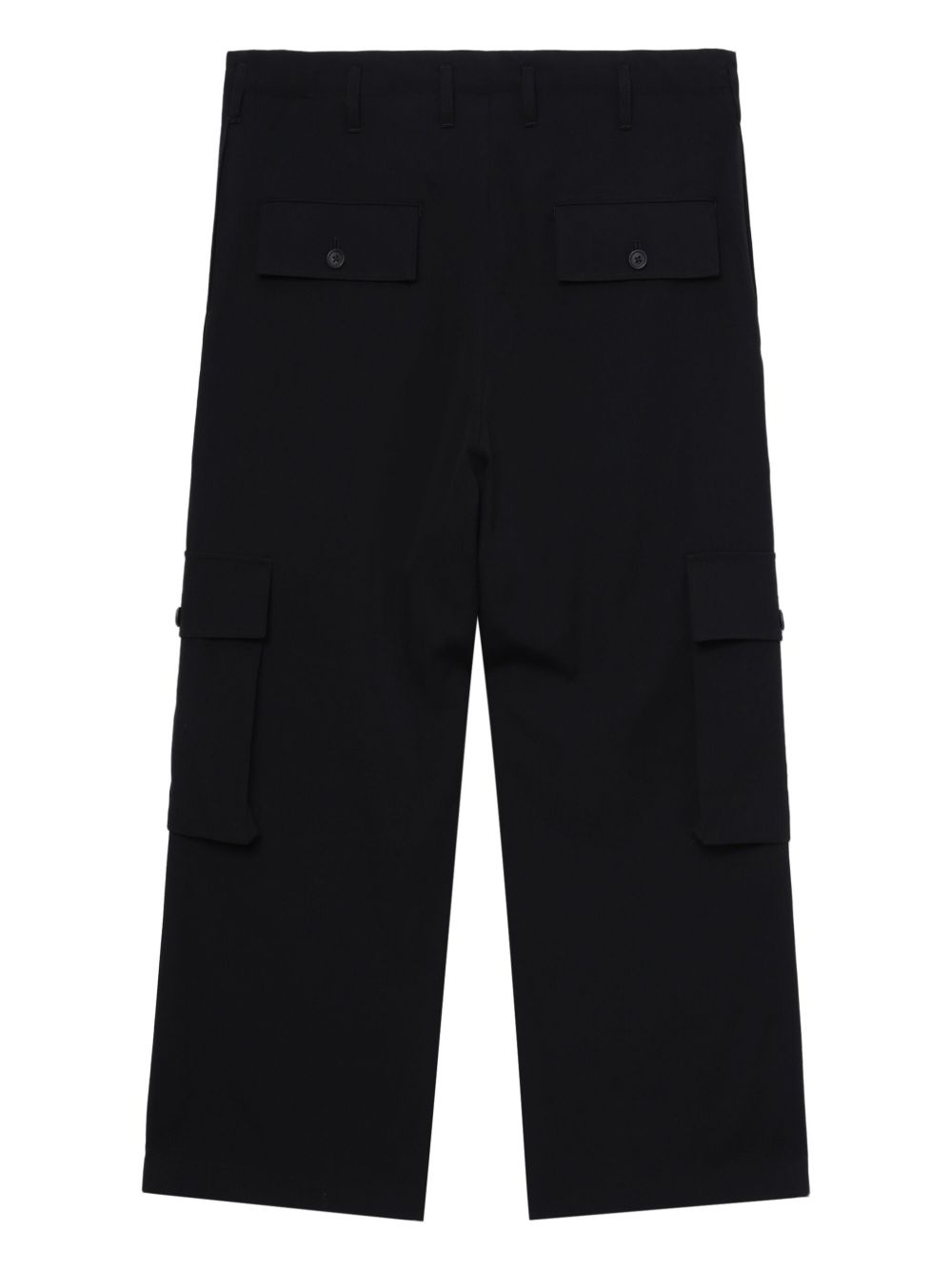 multi-pocket wool trousers - 6