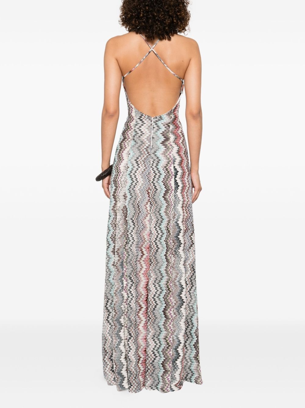 halterneck maxi dress - 4