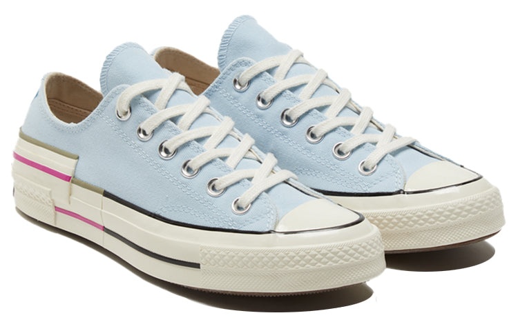 (WMNS) Converse Chuck 70 Low 'Colorblock - Chambray Blue' 570789C - 3