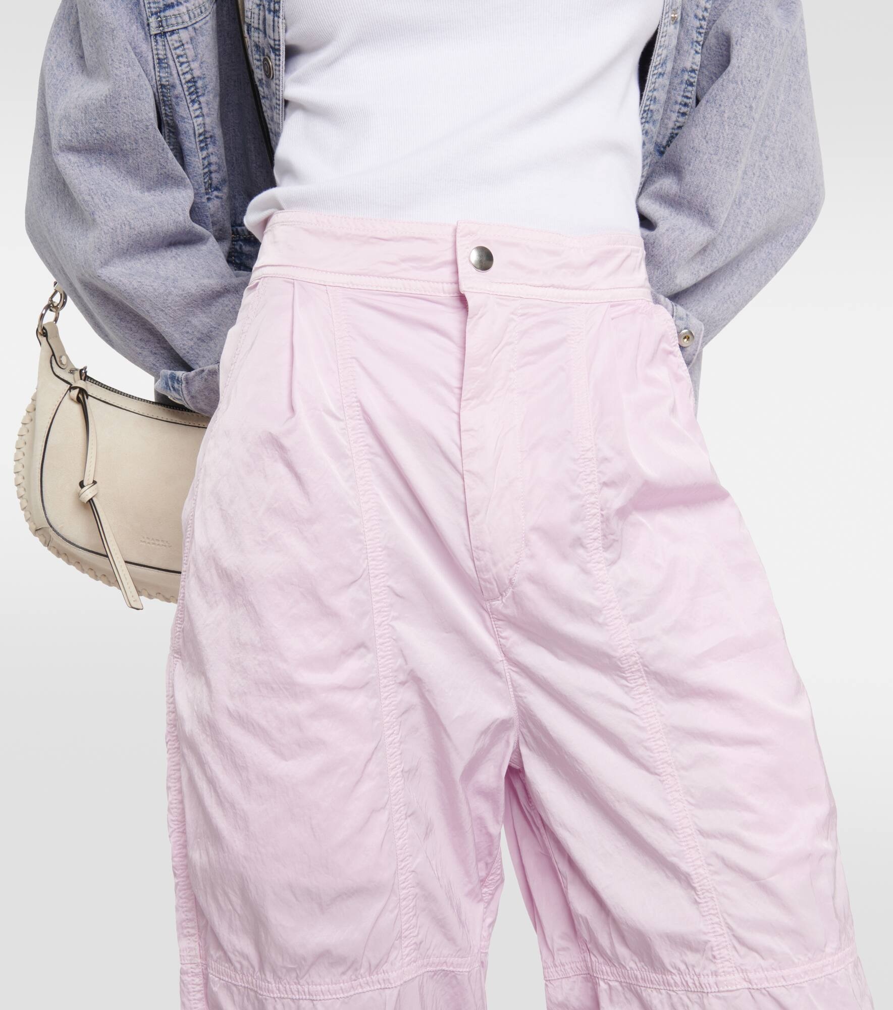 Low-rise straight pants - 4