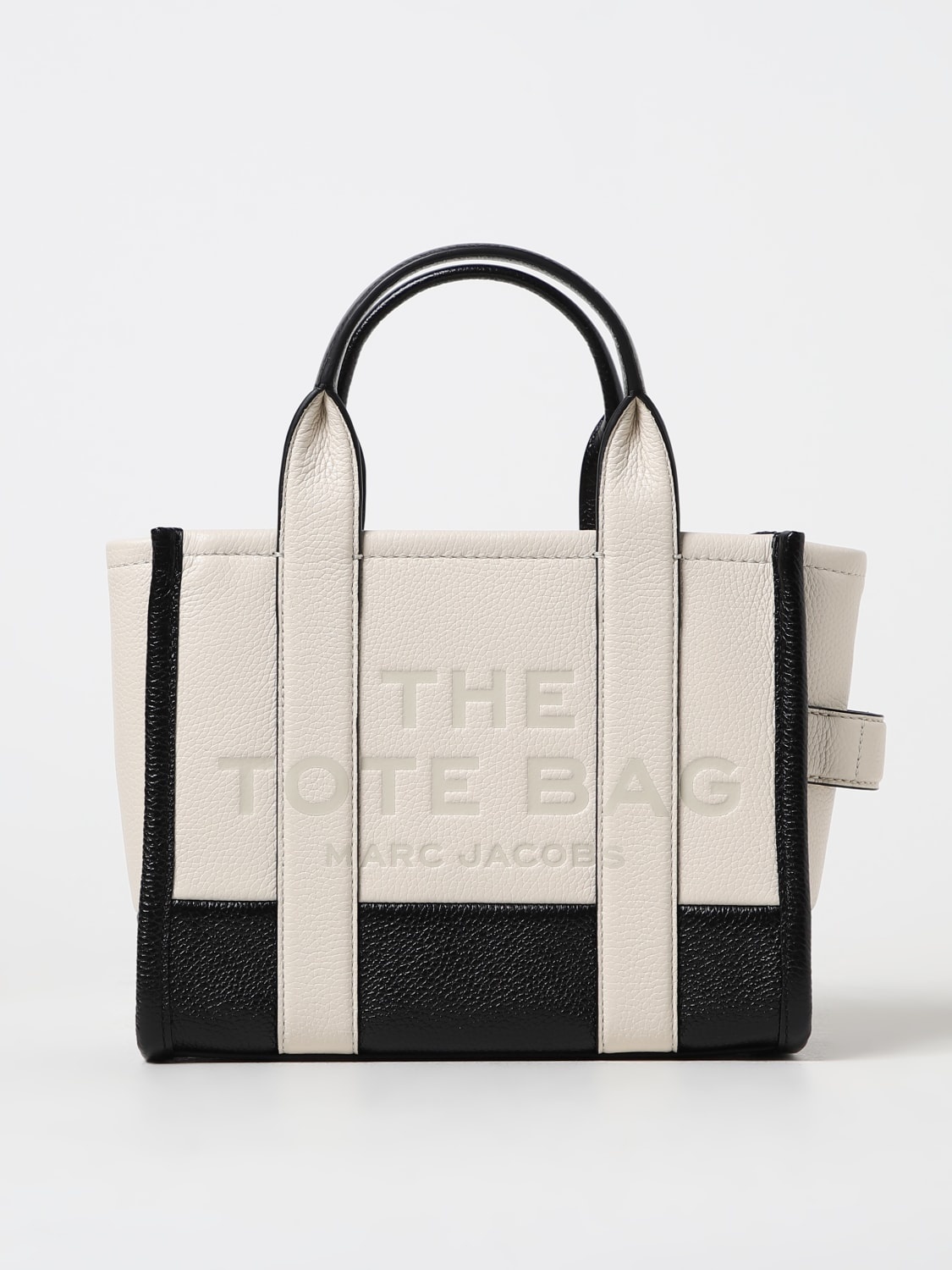 Marc Jacobs The Colorblock Small Tote Bag in grained leather - 1