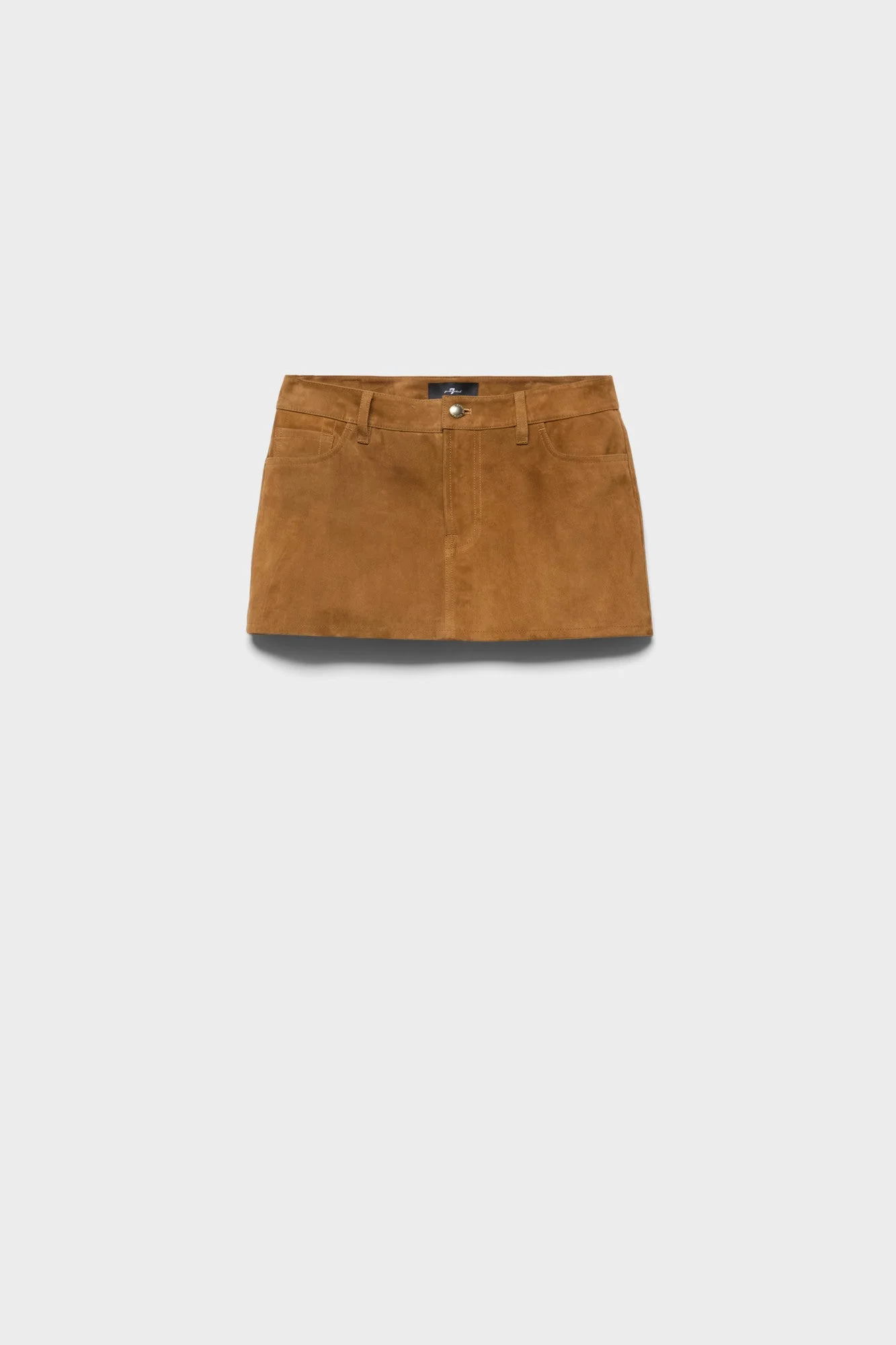 CHERRY MINI SKIRT in Suede - 1