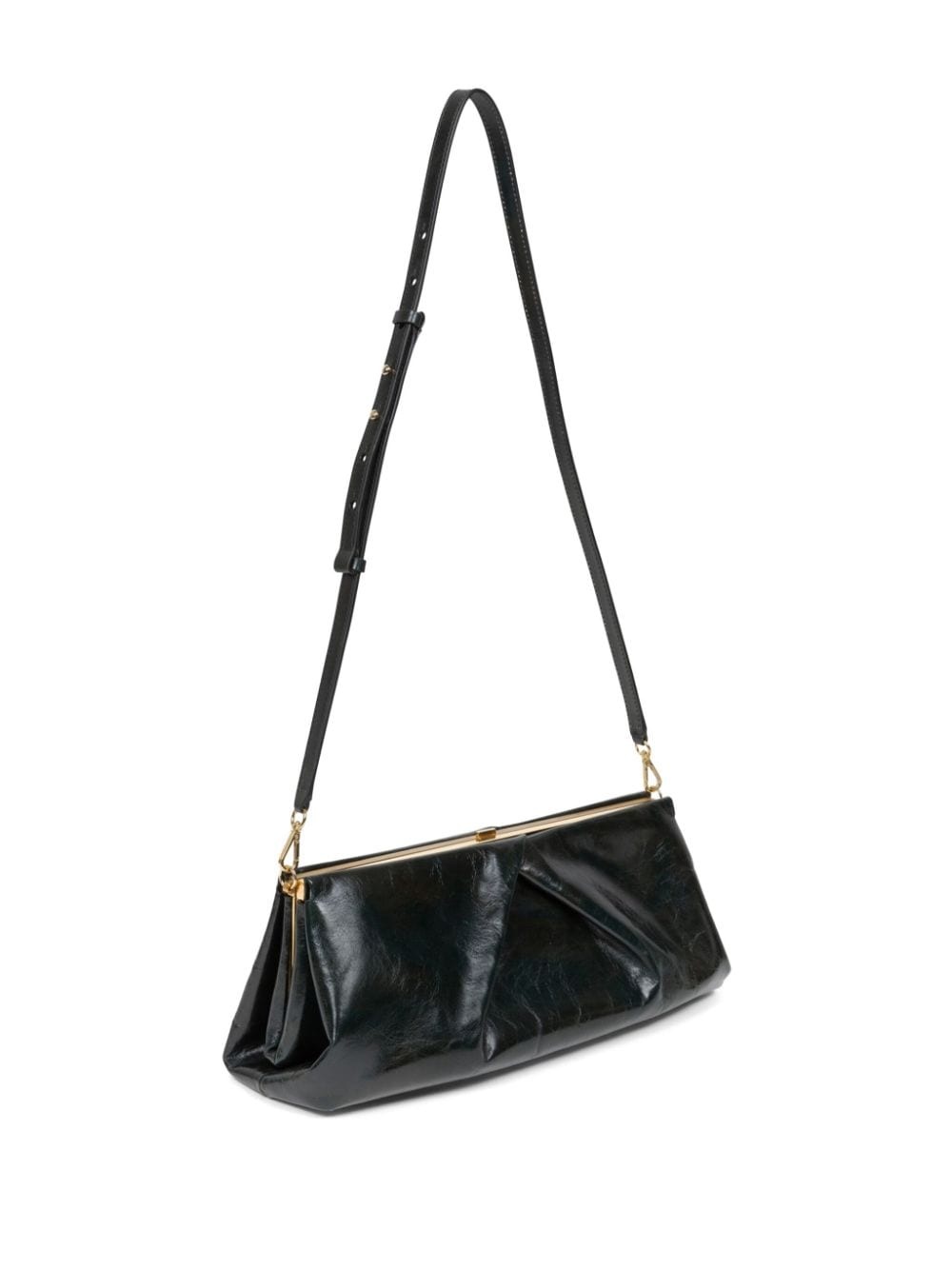 large leather clutch bag - 5