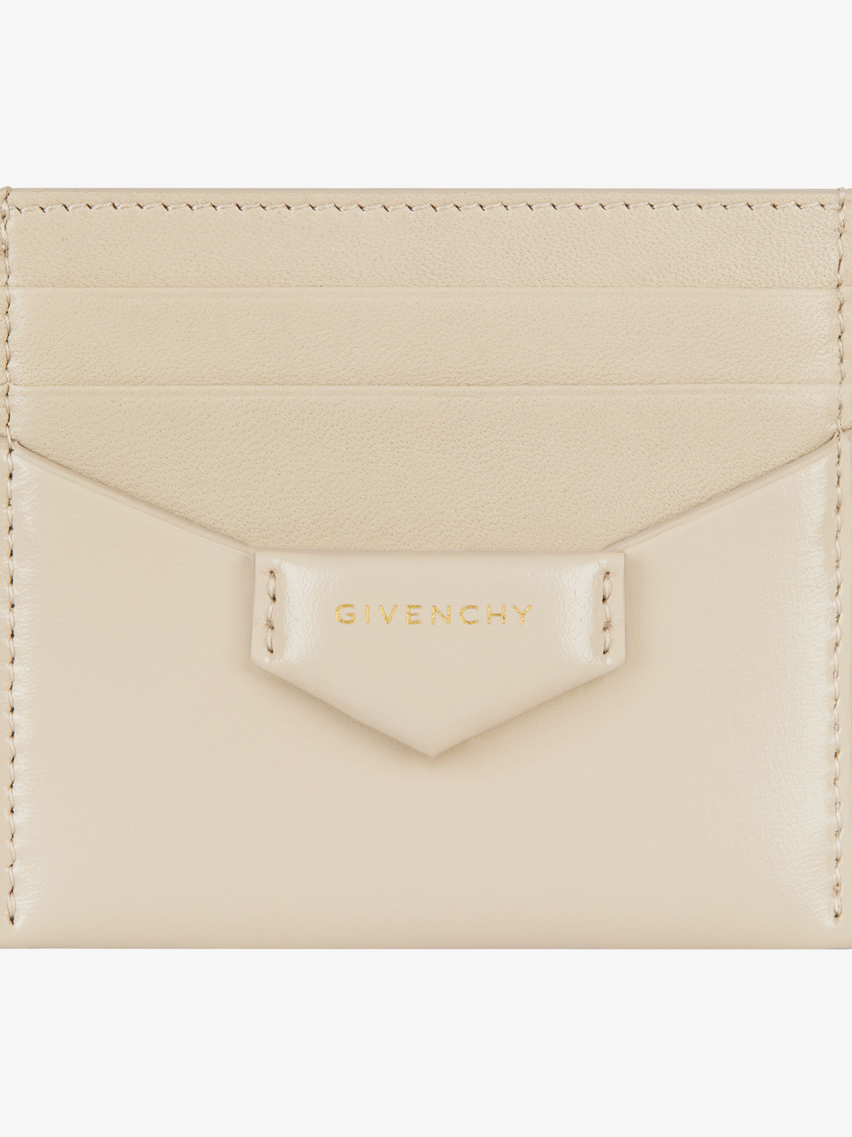 ANTIGONA CARD HOLDER IN BOX LEATHER - 3
