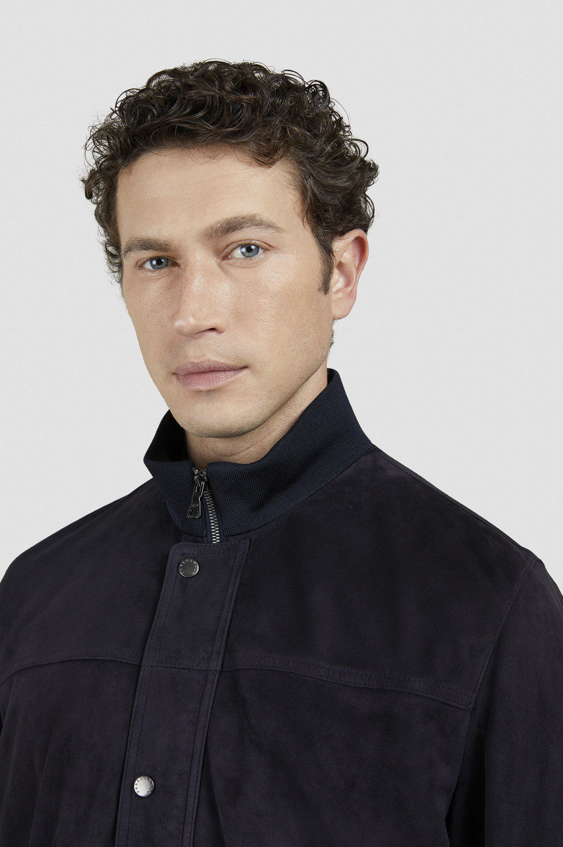 AQUALEATHER SUEDE BOMBER 4