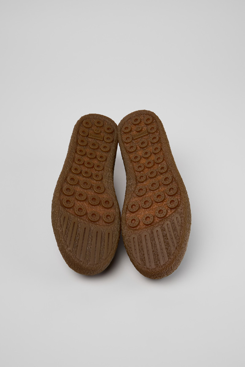 Peu Terreno Brown Leather Shoes for Men. 5