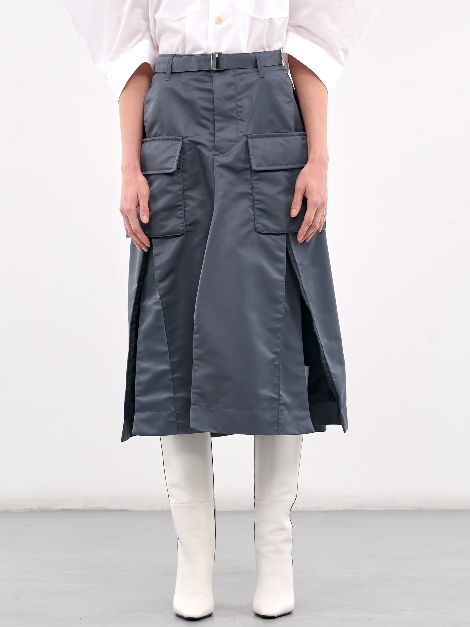 Nylon Twill Skirt - 1