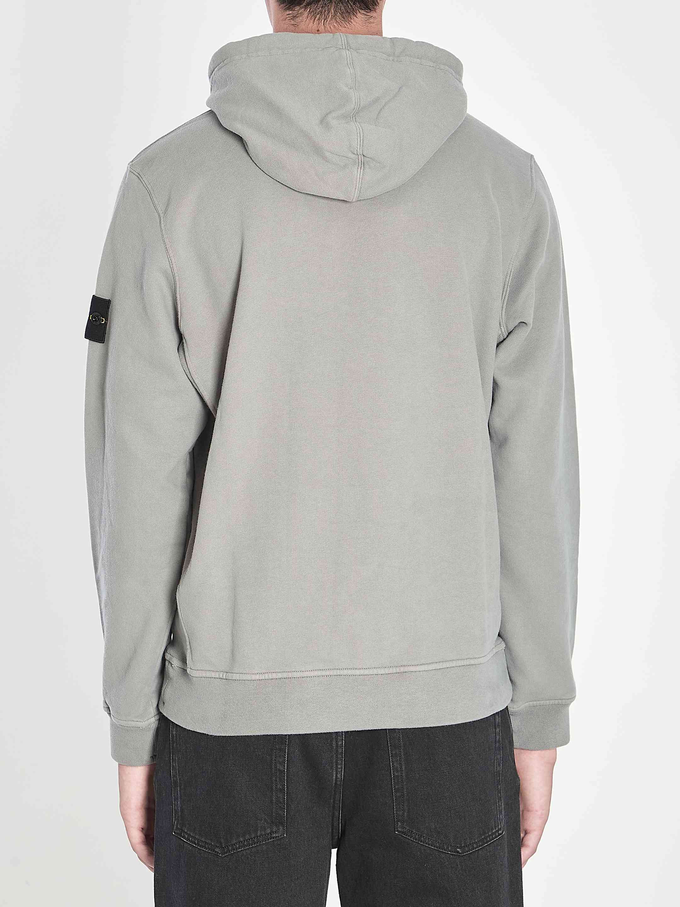 Stone Island Men Organic Cotton Hooded Sweatshirt - 4