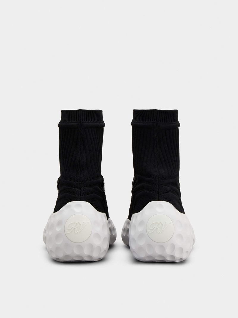 Viv' Run Light Socks Strass Buckle Ankle Boots in Fabric 5