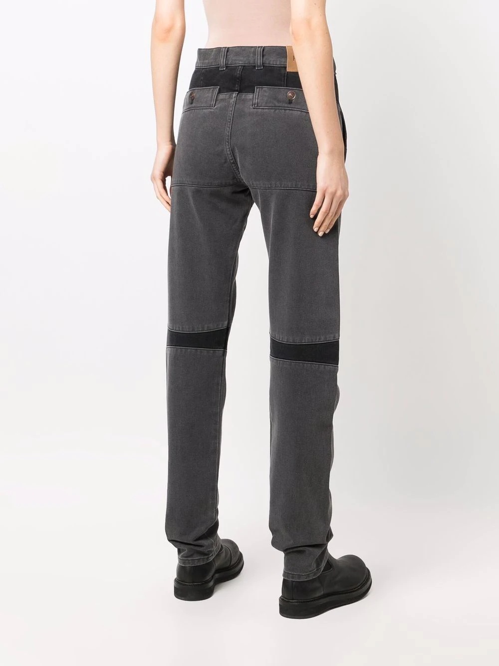 straight-leg chino trousers - 4