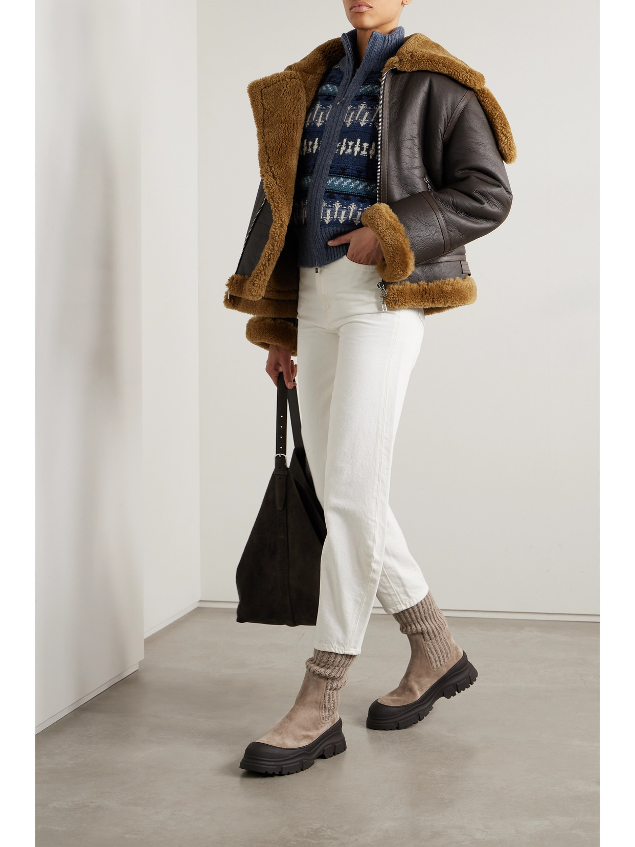 Holiday Noel Jacquard-knit Cashmere Cardigan - 2