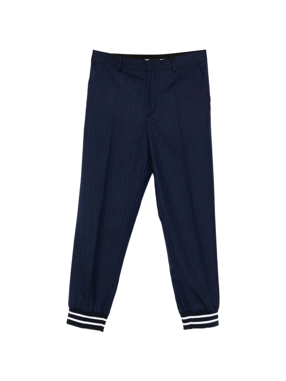 striped-cuff trousers - 1