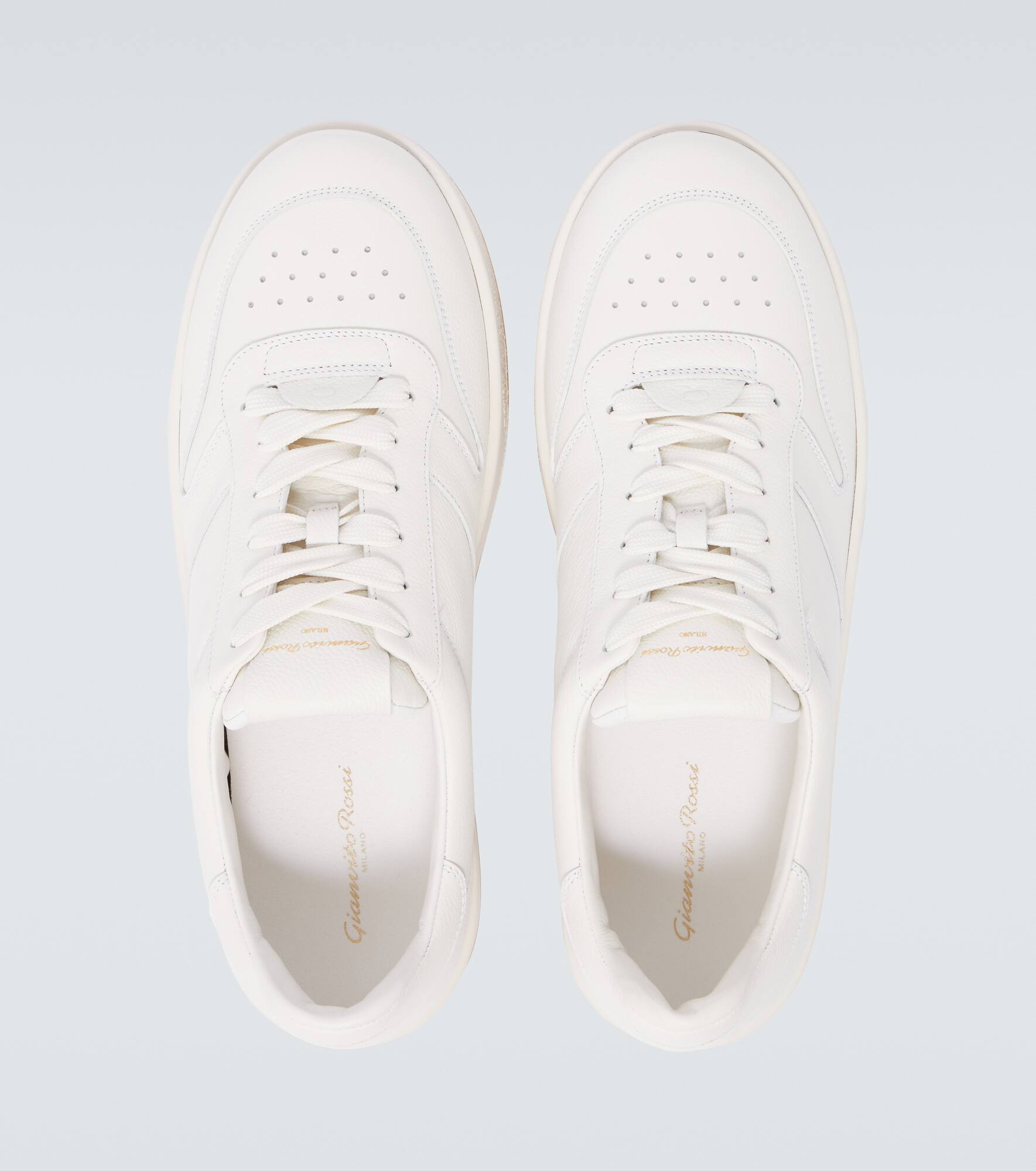 Slam leather sneakers - 4