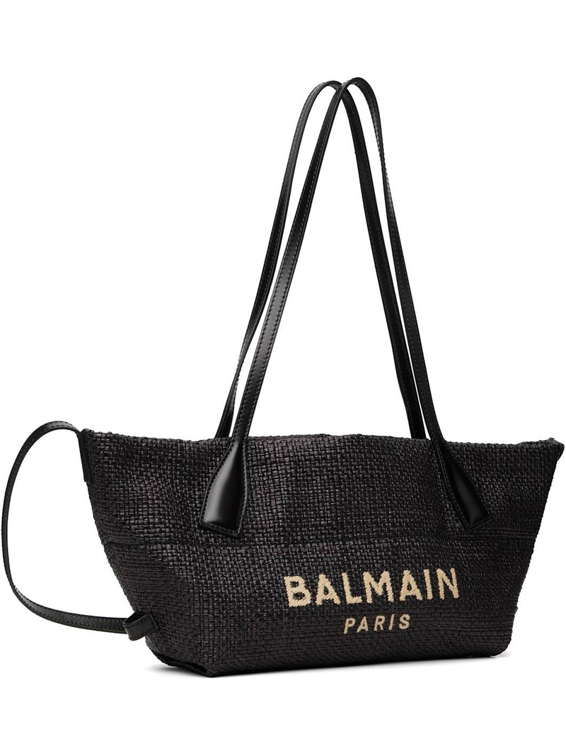 Balmain Black Small Track Tote outlook
