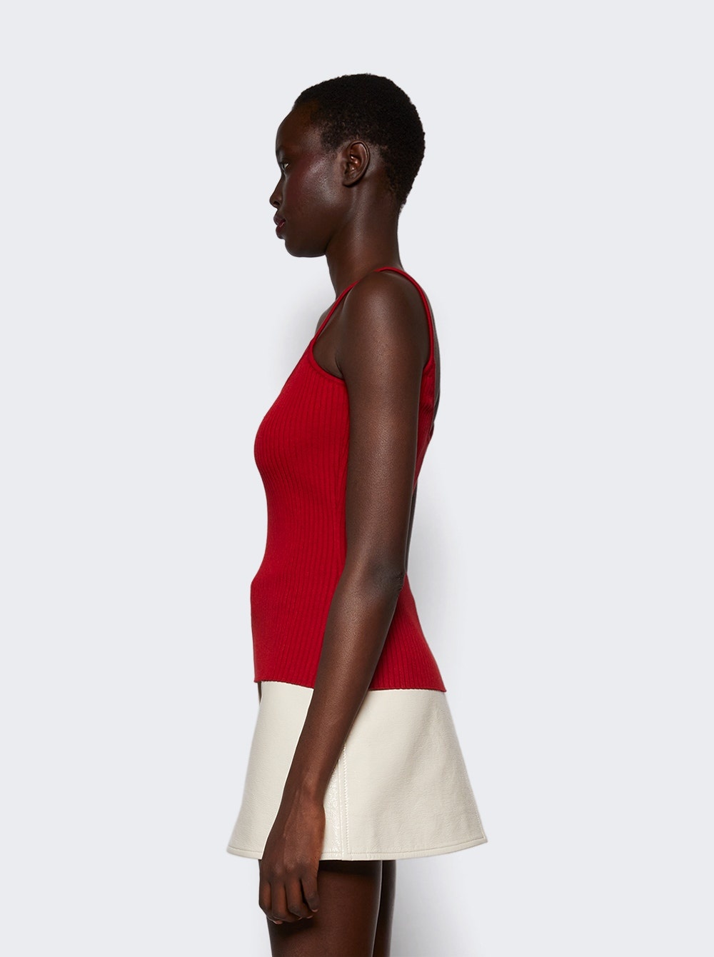 Reedition Knit Tank Top Red - 4