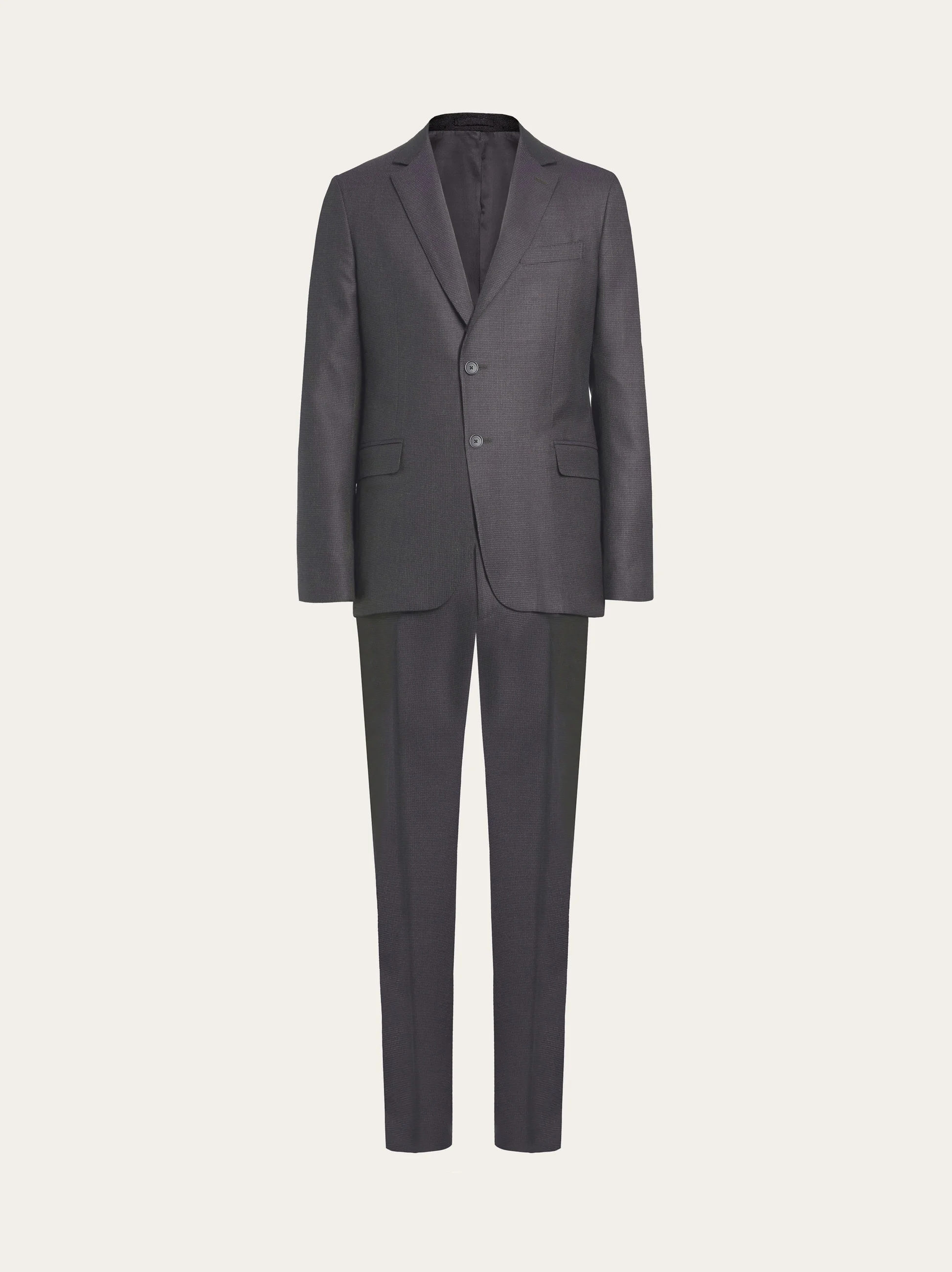 Check suit in wool - 1