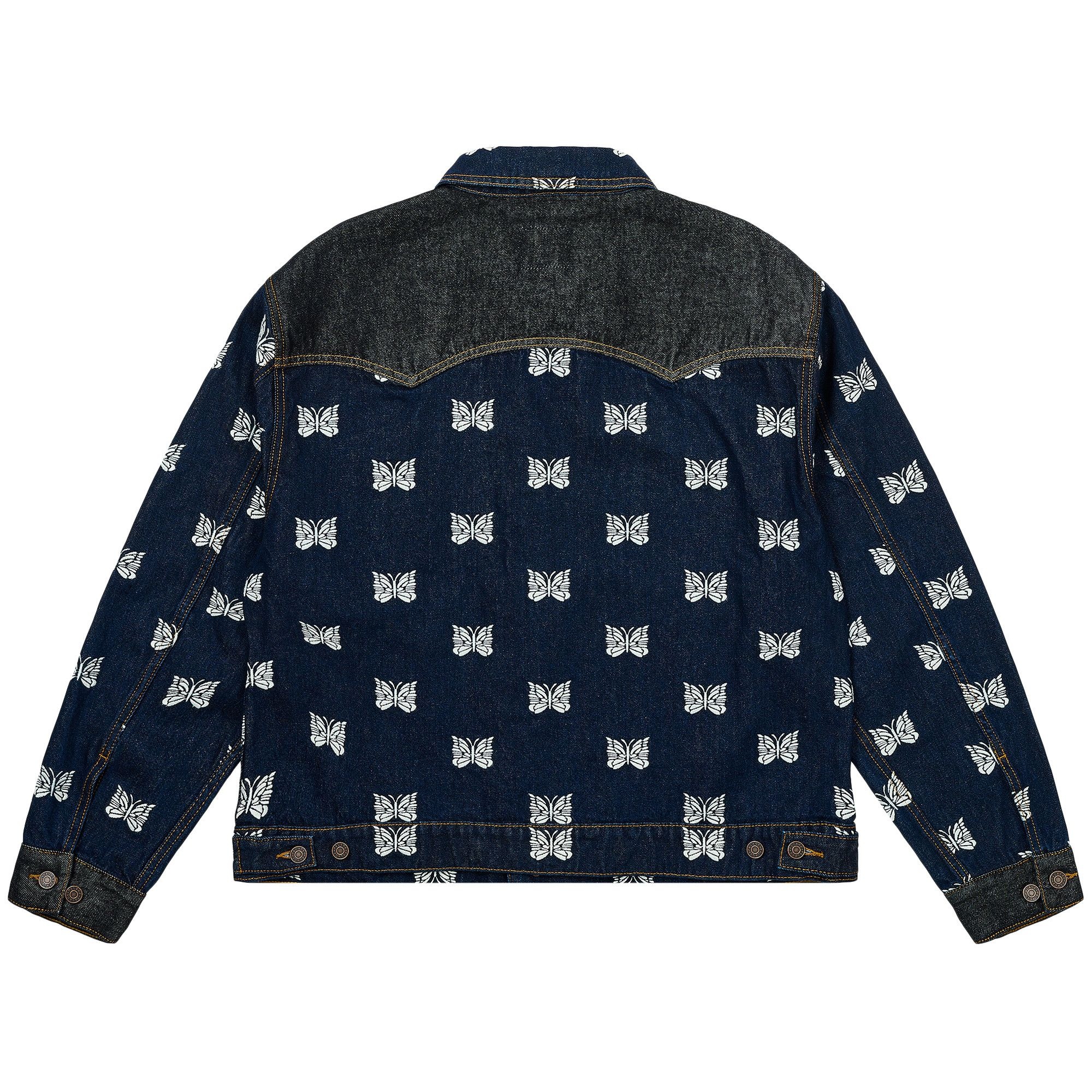Palace x Needles Western Denim Jacket 'Indigo' - 2