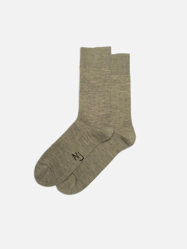 Men Broad Ribbed Socks Desert - 1