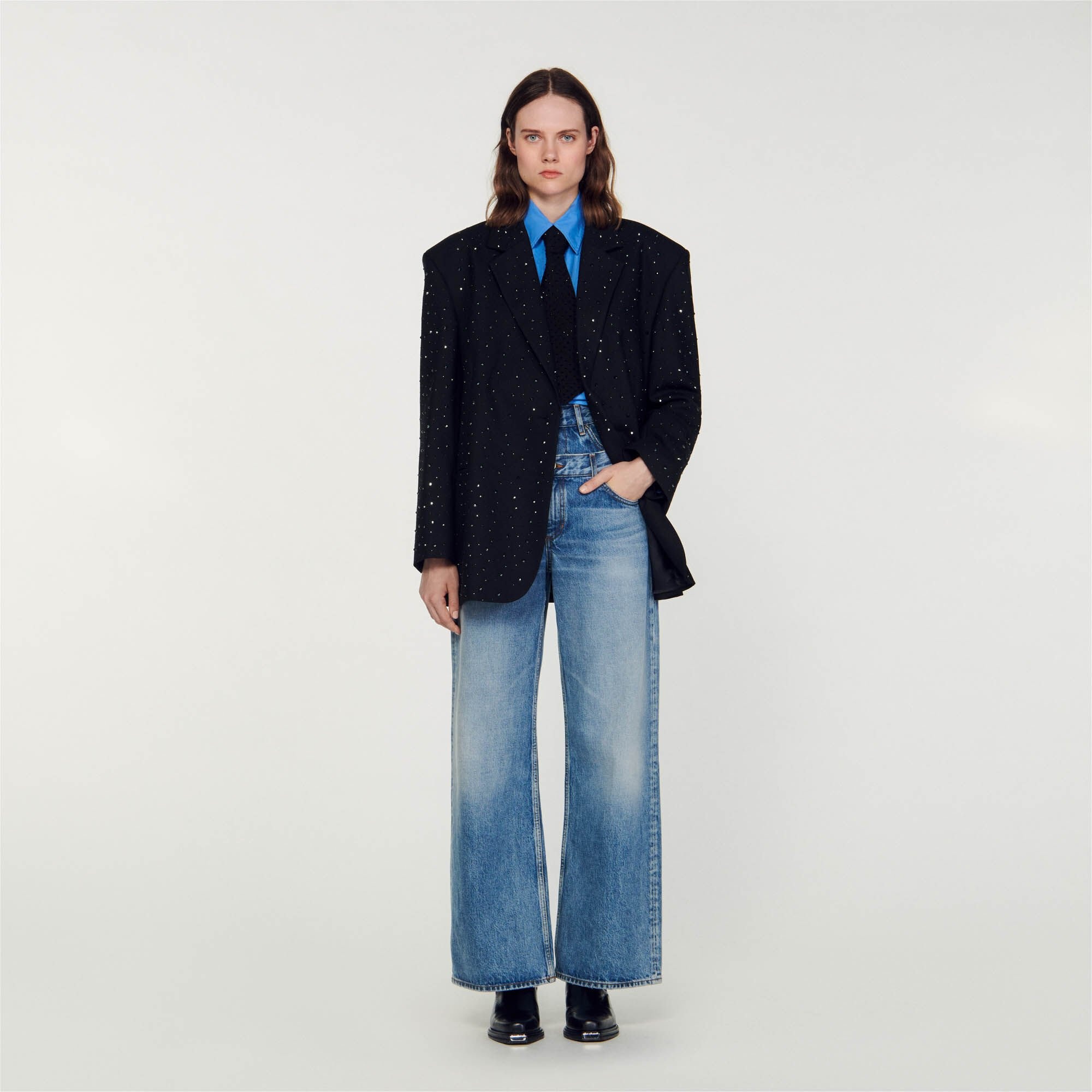 RHINESTONE SUIT JACKET - 2