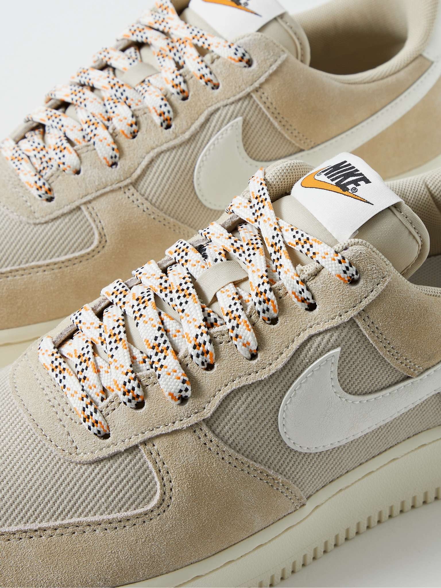 Air Force 1 '07 LV8 Suede and Canvas Sneakers - 6