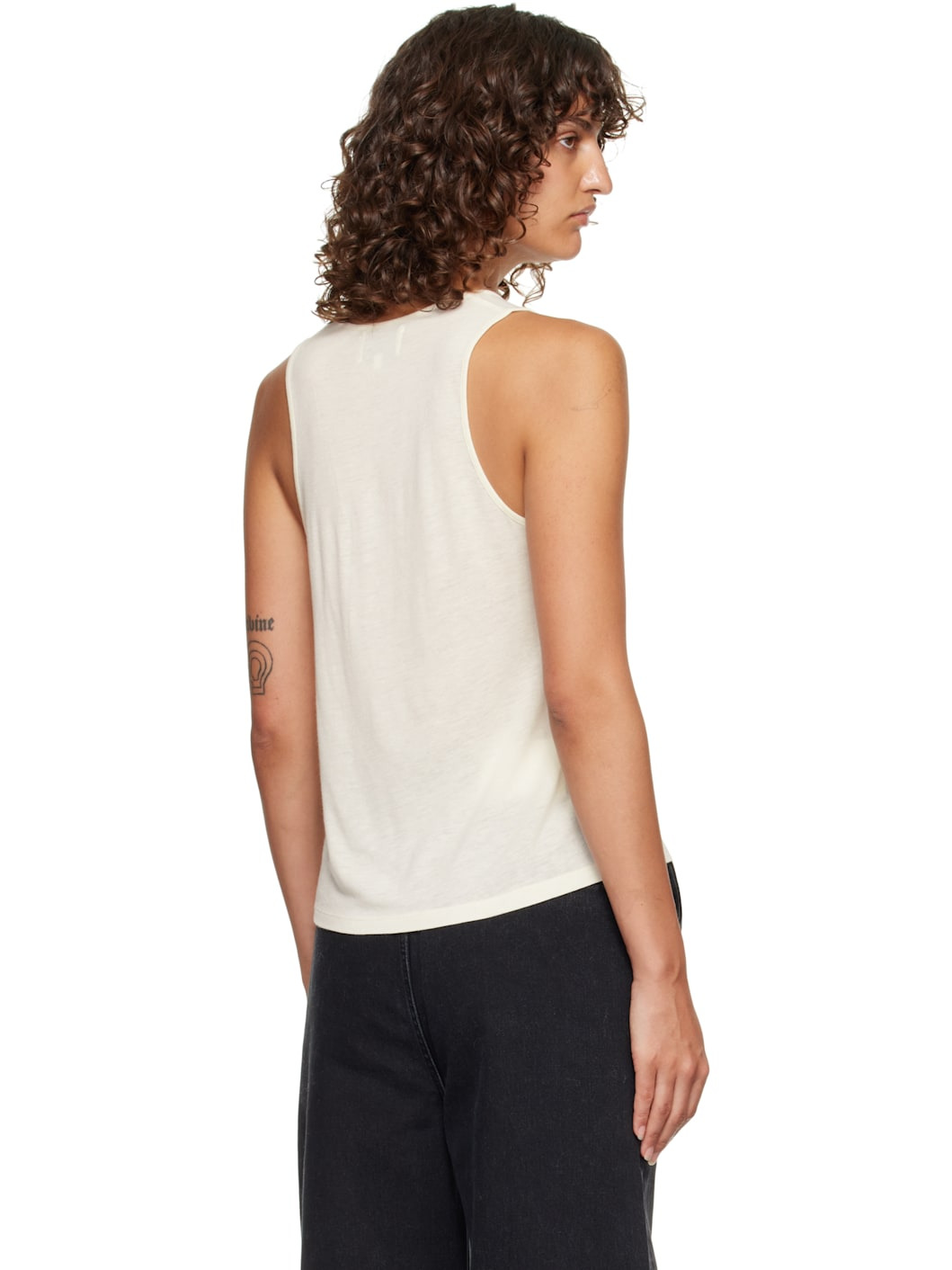 Off-White Albia LDS Jersey Tank Top - 3