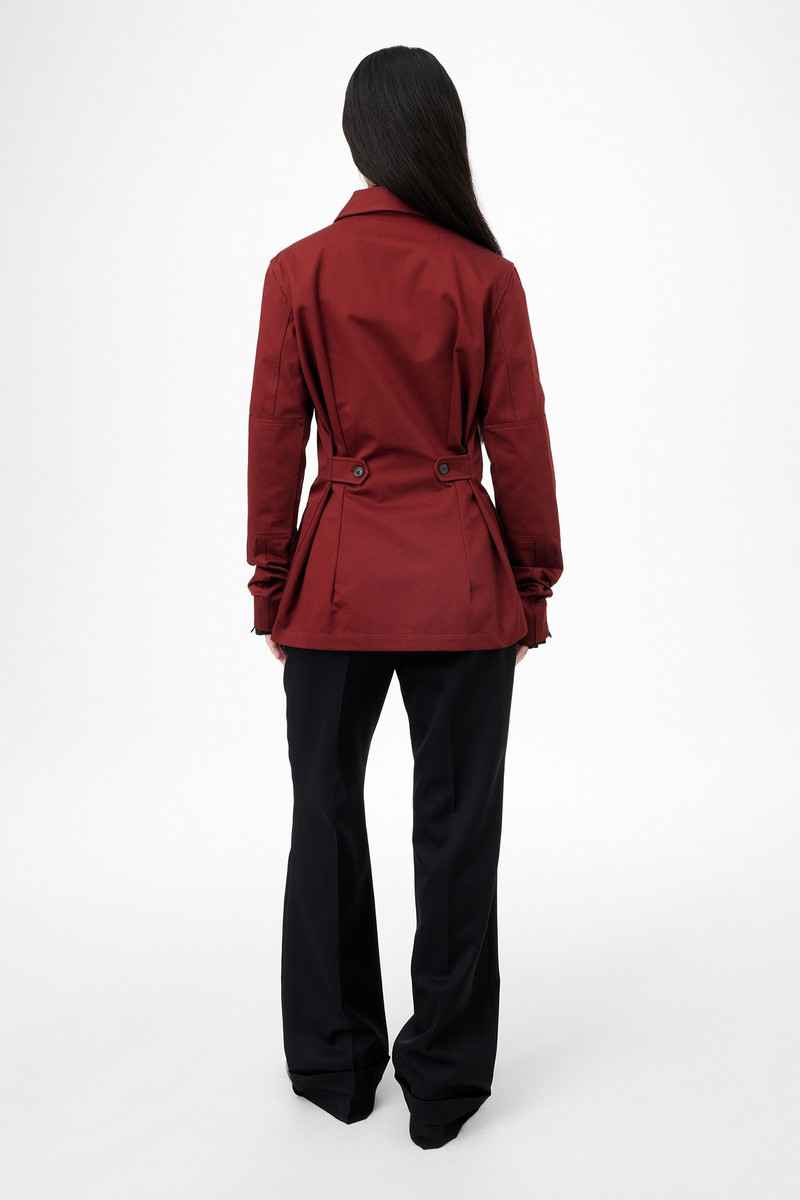 Split Jacket Profound Red Megatwist Twill 6