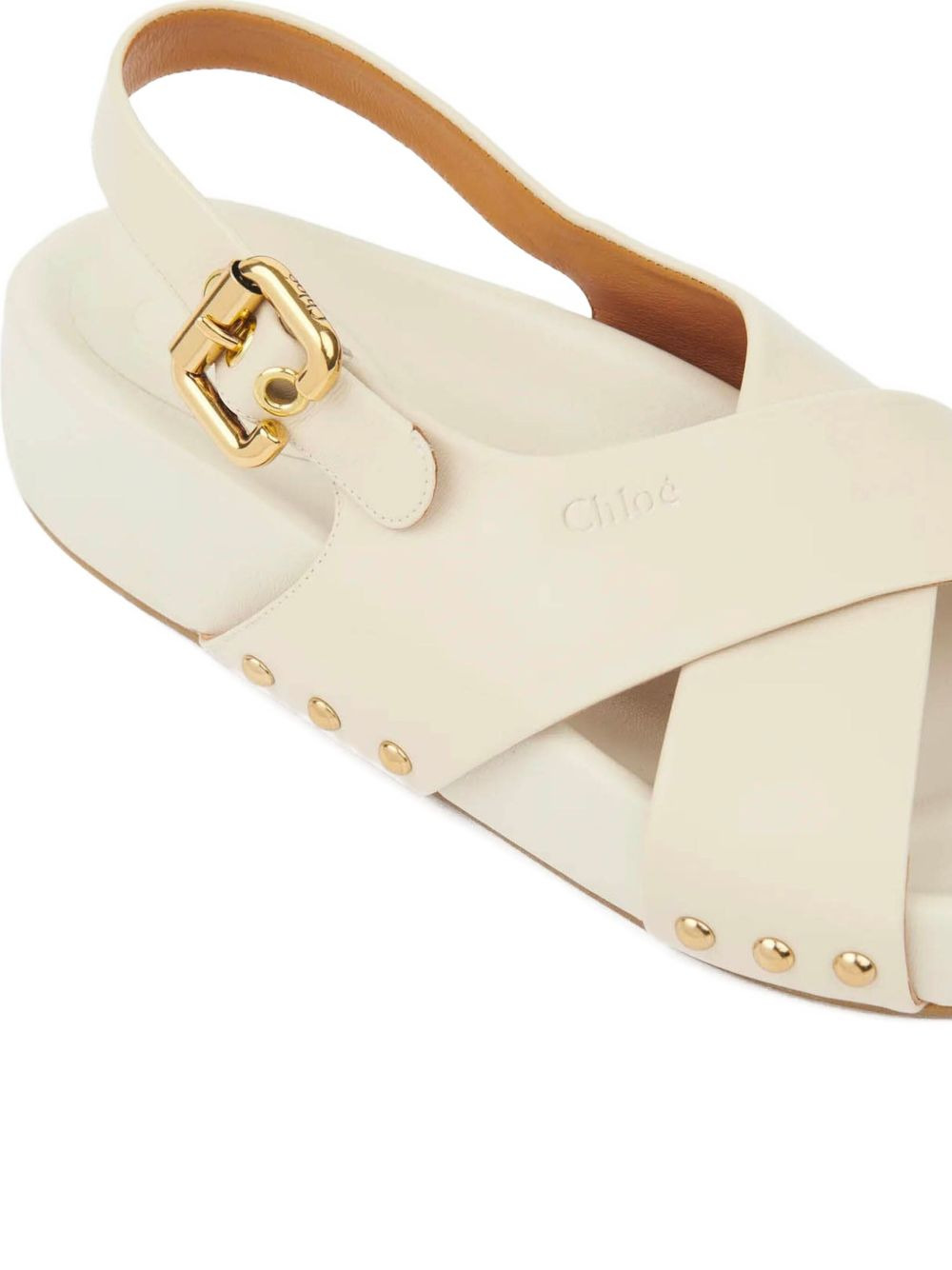 Mae cross-strap studded sandals - 4