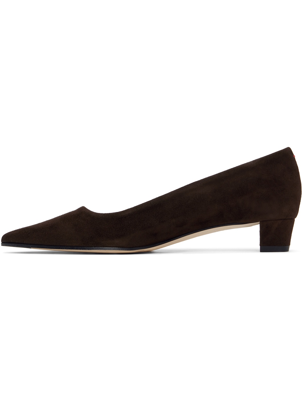 Brown Judi Suede Heels - 3