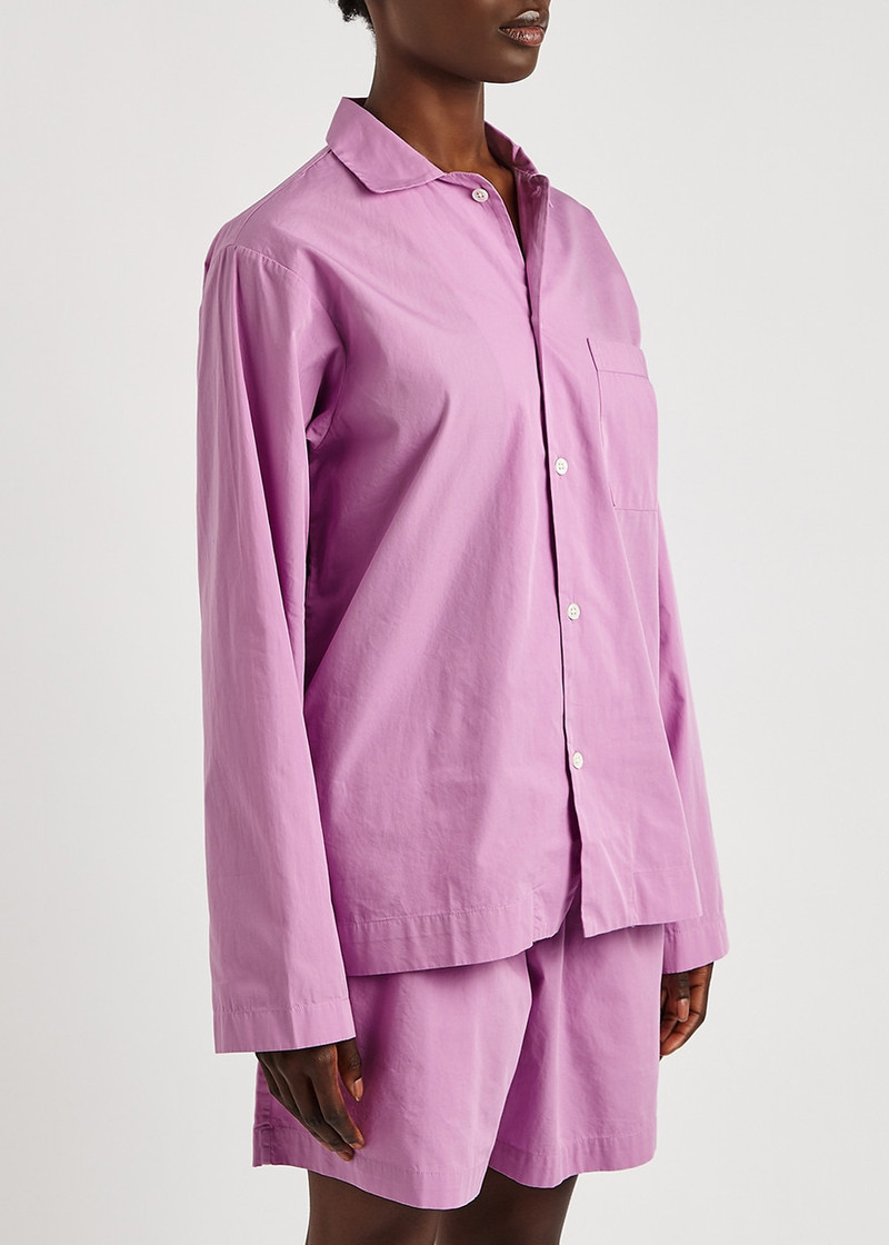 TEKLA Tekla Unisex Striped Poplin Pyjama top outlook