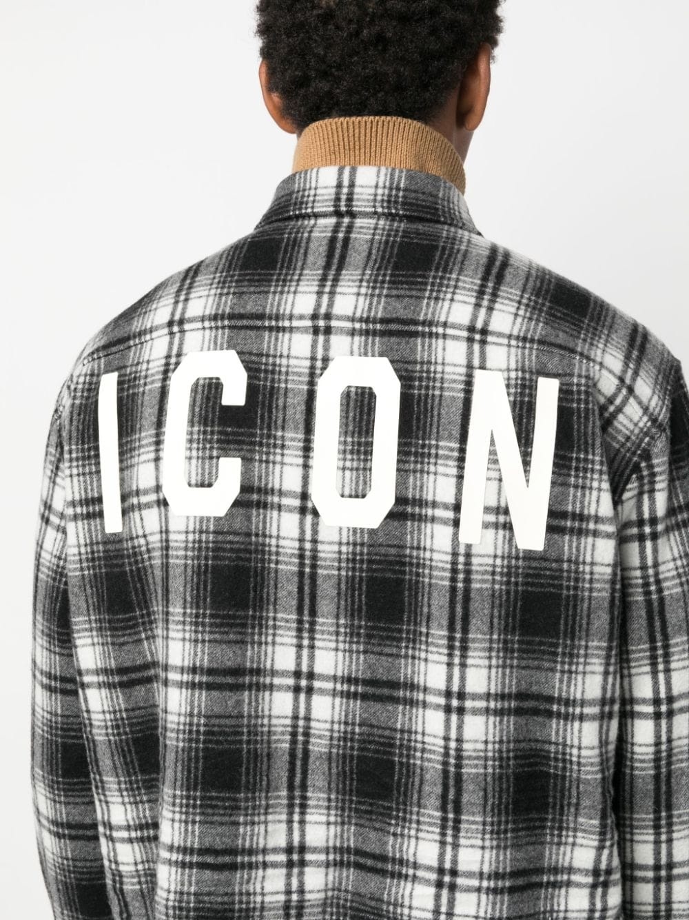 plaid-check pattern shirt - 5