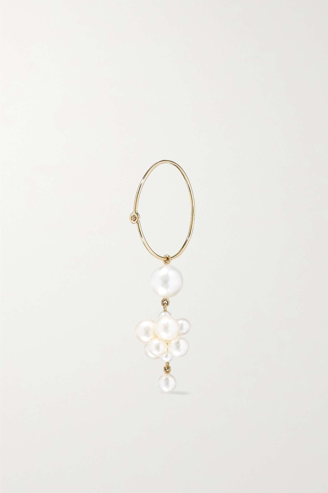 Botticelli 14-karat gold pearl earring - 4