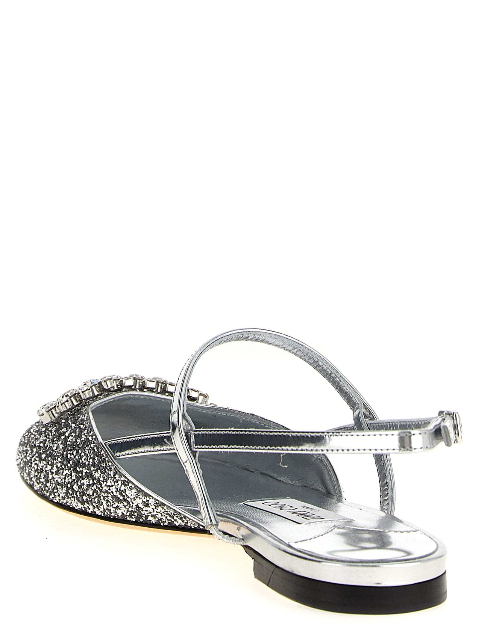 Belinda Flat Shoes Silver - 3