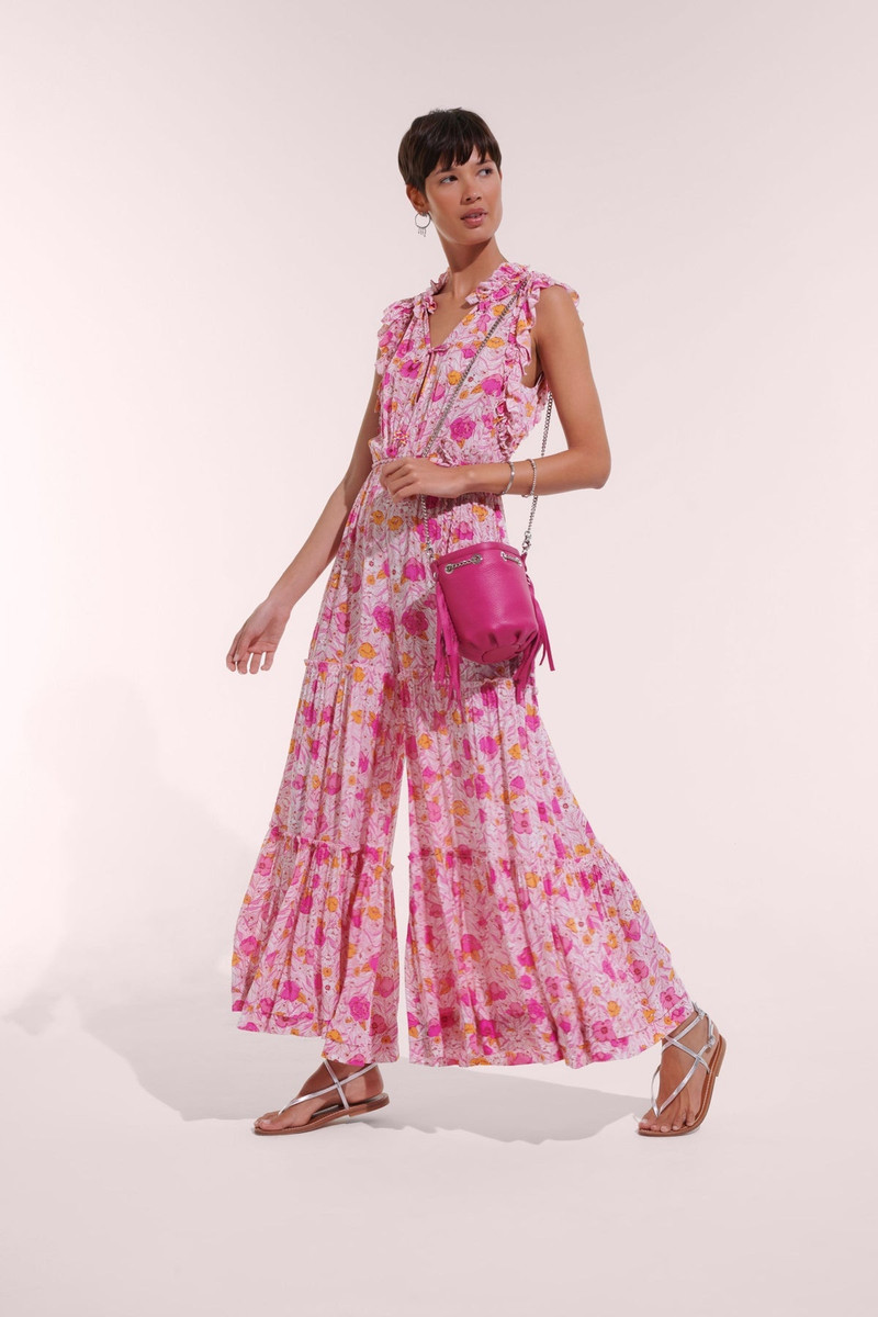 Long Jumpsuit Belene - Pink Petunia 1